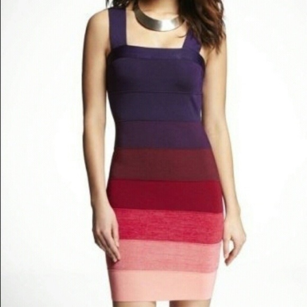 Ombré Bandage Dress